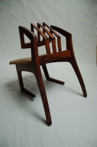 Hannah Honeywill's reshaped chair.