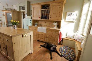 Kitchen designed and hand-built by Anselm Fraser Furniture
