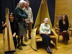 Katie Harrigan, David Campbell, Quentin Dimmer, Audrey Parks & Lea Taylor Quentin's chair (l to r)