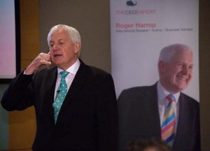 Business guru Roger Harrop who made the keynot speech