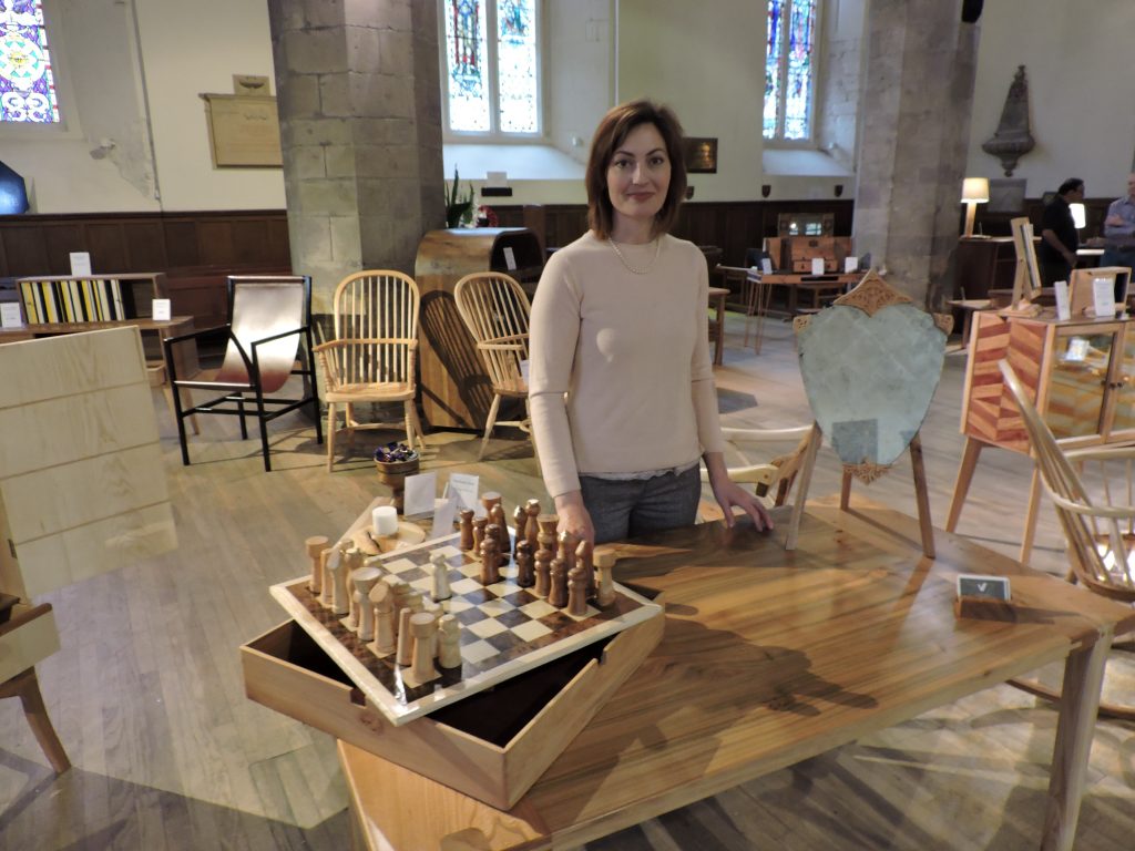 Vanessa at Greyfriars Kirk Chippendale exhibition