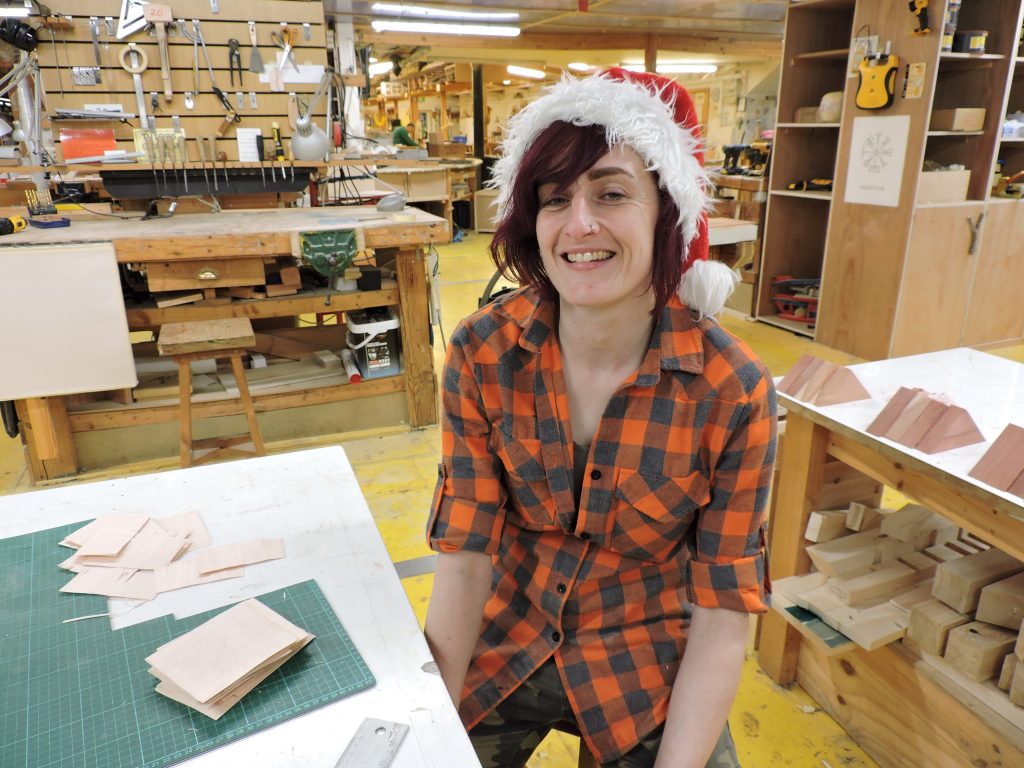 Clare Charleston, restoration expert at the Chippendale furniture school