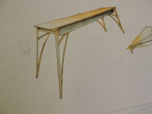 Alex Stanton console table drawing