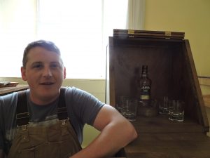 Campbell Paterson drinks cabinet Chippendale school